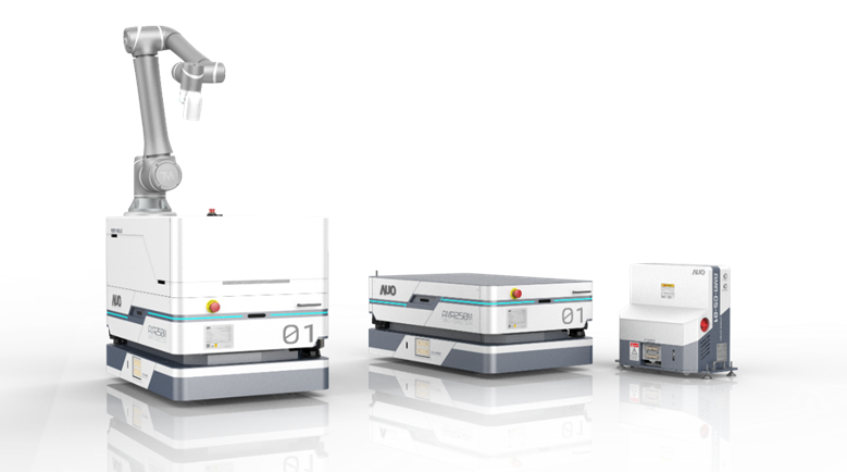 NLC电子數位開發的自主式移動機器人（AMR250M），搭配全向輪並結合AI演算法、2D LiDAR、3D攝影機等技術，協助客戶實現產線全自動化